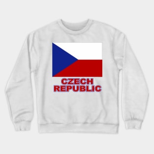 The Pride of the Czech Republic - Czech Flag Design Crewneck Sweatshirt